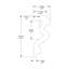 Rail de chaise en polyuréthane haute densité apprêté blanc H 3 1/4 po x l 78 po x P 1 3/8 po-132208685