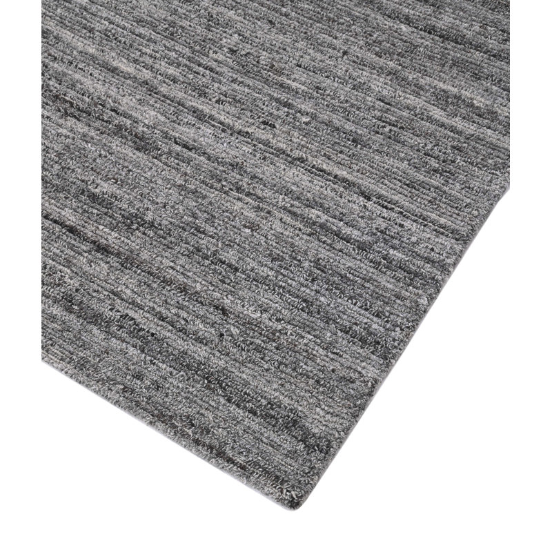 Azman Rectangle Indoor/Outdoor Area Rug in Silver Gray, Rectangle 9' x 12'