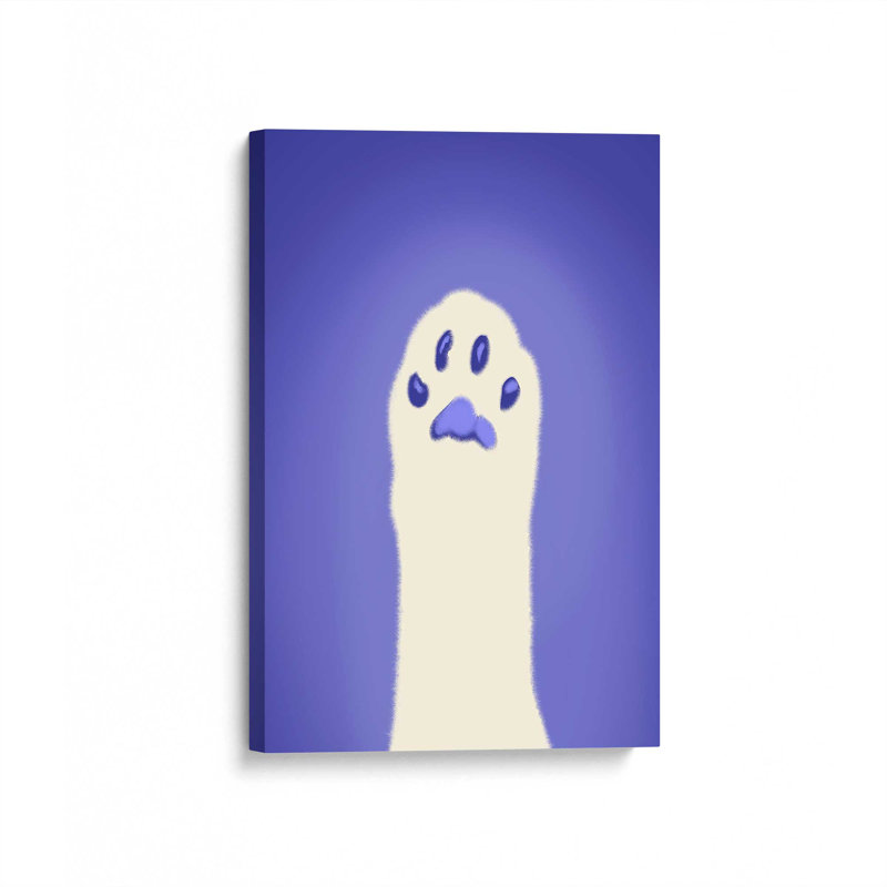 «Cat Paw I» par BigBadMullet, reproduction d'art sur toile, H 24 po x l 18 po
