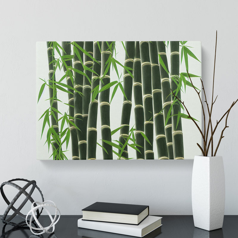 Interesting Bamboo Forest - Wrapped Canvas, 35cm H x 50cm W