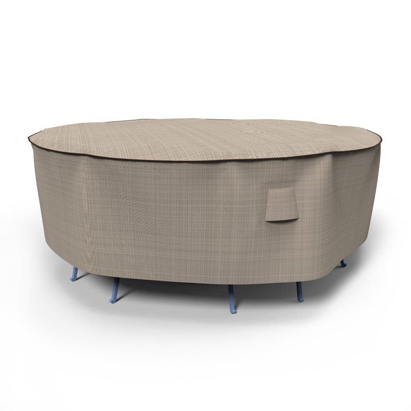 Tanner Outdoor Round Patio Table & Chairs Set Cover, Medium - 88" Diameter x 30" Drop