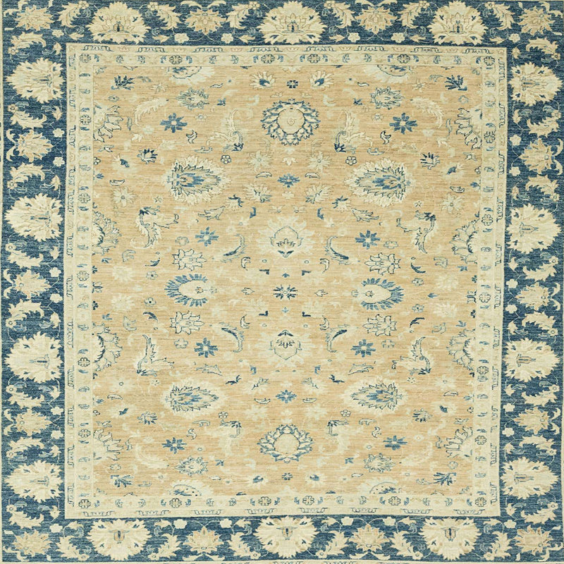 Abstract Indoor Rug, Square 6'
