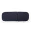 Coussin de chaise confortable en polyester bleu marine pour l'extérieur