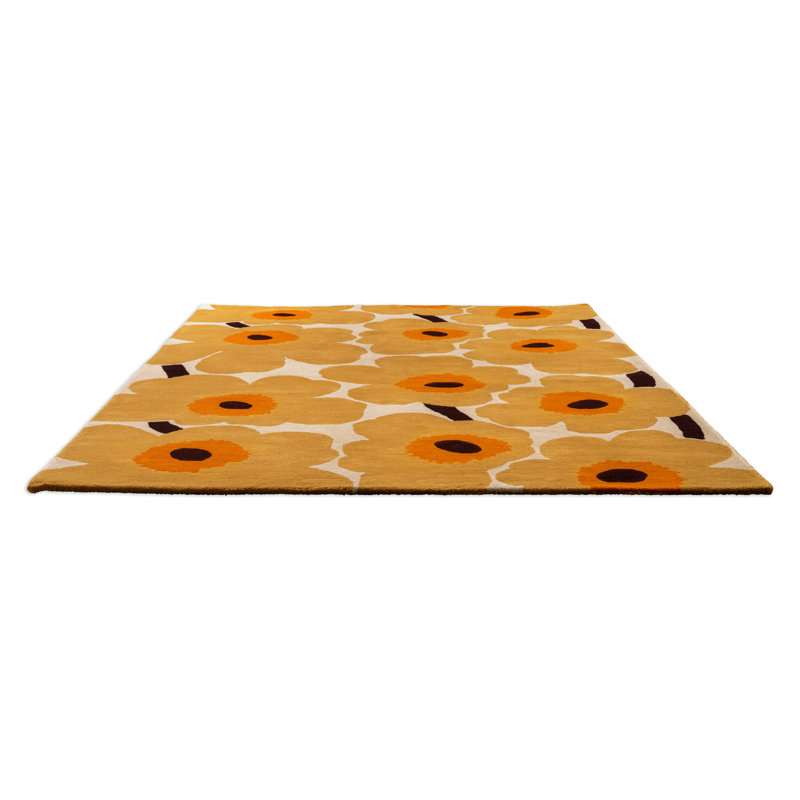 Unikko Honey | 132406, Honey, Rectangle 5'7" x 7'10"