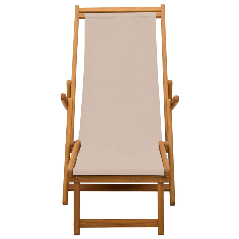 61cm Long Sun Lounger, Beige, 2
