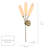 35 inches Sprig Wall Sconce in Polished Brass