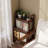 17.7"W Solid Oak End Table with Shelves-1443468349-1443468323