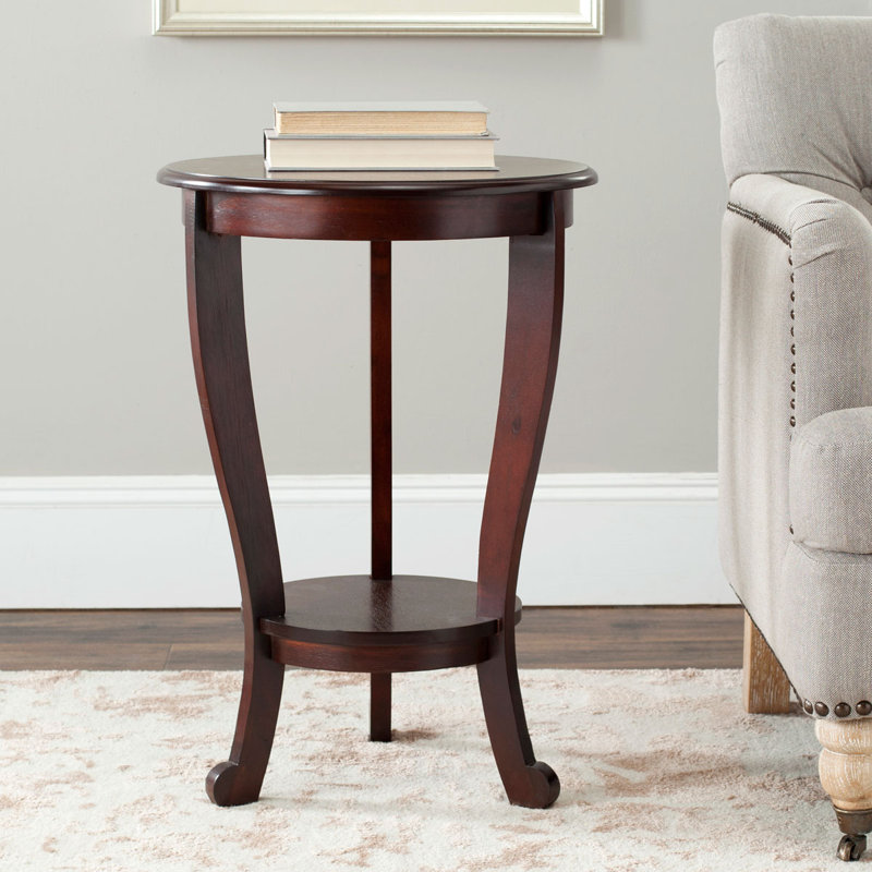 Tutuala End Table, Dark Cherry