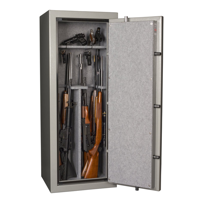 Gun Safe Dial or Electronic Lock, 59" H x 23" W x 20" D, High Security Electronic