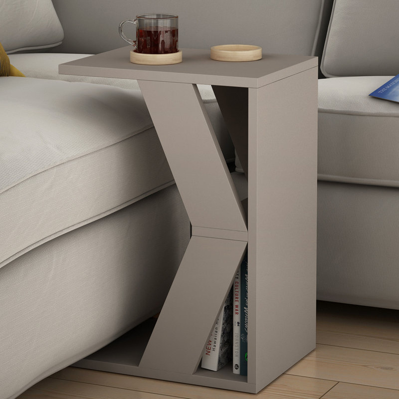 Side Table, Light Mocha