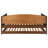 Fallbrook Medium Walnut Twin Daybed With Trundle, Timeless Design And Extra Sleeping Space For Modern Homes