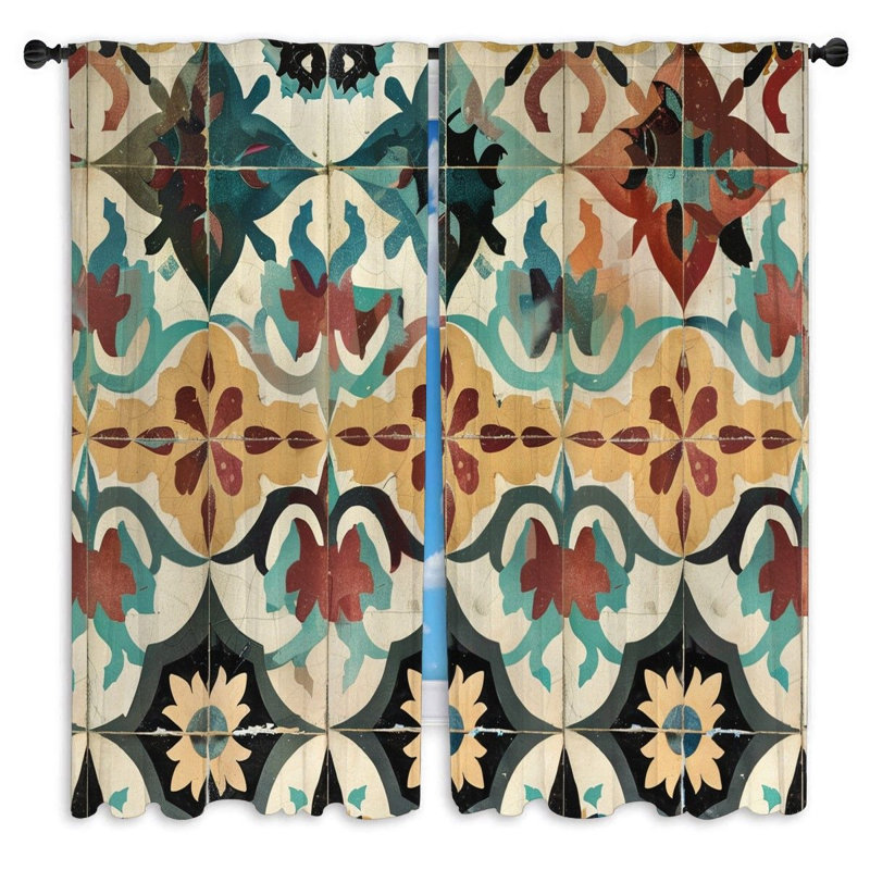 Staffard Room Darkening Curtain Pair, 40" W x 61" L