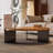 Light luxury walnut-colored coffee table-1105316592