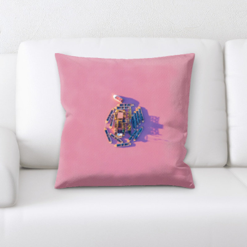 Microsuede Throw Pillow