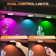 Wireless Motion Sensor Disc Wall Light - Dimmable LED Night Light With Remote Control