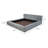 Upholstered Platform Bed Grey-2079790171