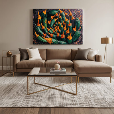 Art mural sur toile, "Fruit africain"