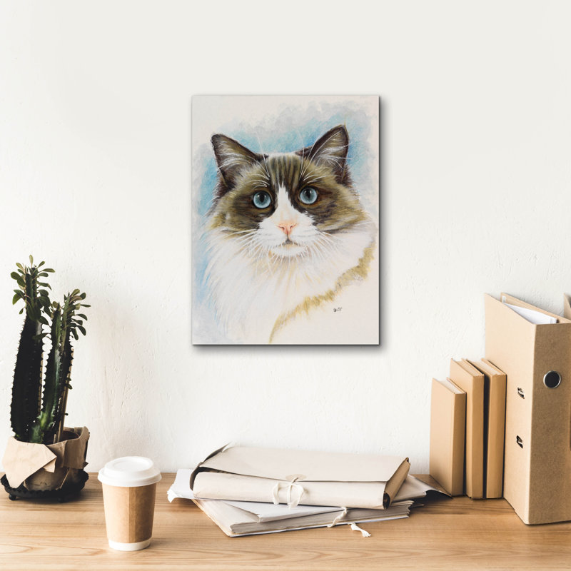 «Ragdoll 2» par Barbara Keith sur, H 16 po x l 12 po x P 0,75 po