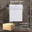 21.65 "Modern Hanging Bathroom Dressing Table with Ceramic Top