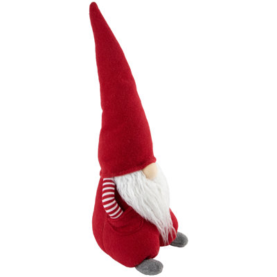 20 gnomes de Noël garçon «mains dans la poche» rouges et blancs
