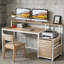 Bureau d'ordinateur avec tiroirs