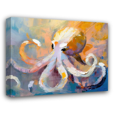 Pieuvre sur toile