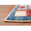 Tapis bleu Oushak 8 x 8
