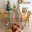  Nappe imprimée à la main pour tables carrées, housse de table géométrique avec bords frangés, nappe décorative pour la cuisine et la salle à manger, 59 po x 102 po-132962397-132962399