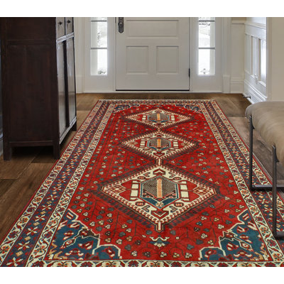 Geraro One-of-a-Kind 5'2" X 9'9" 1980s Runner Wool Area Rug
