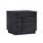 Horizon 22" Modern Nightstand with Easy Snap Assembly and 2 Full Extension Drawers in Charcoal Gray-1123397103