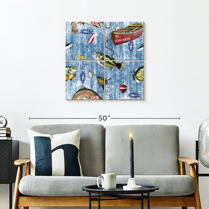 Senne Fisherman, 26" H x 26" W
