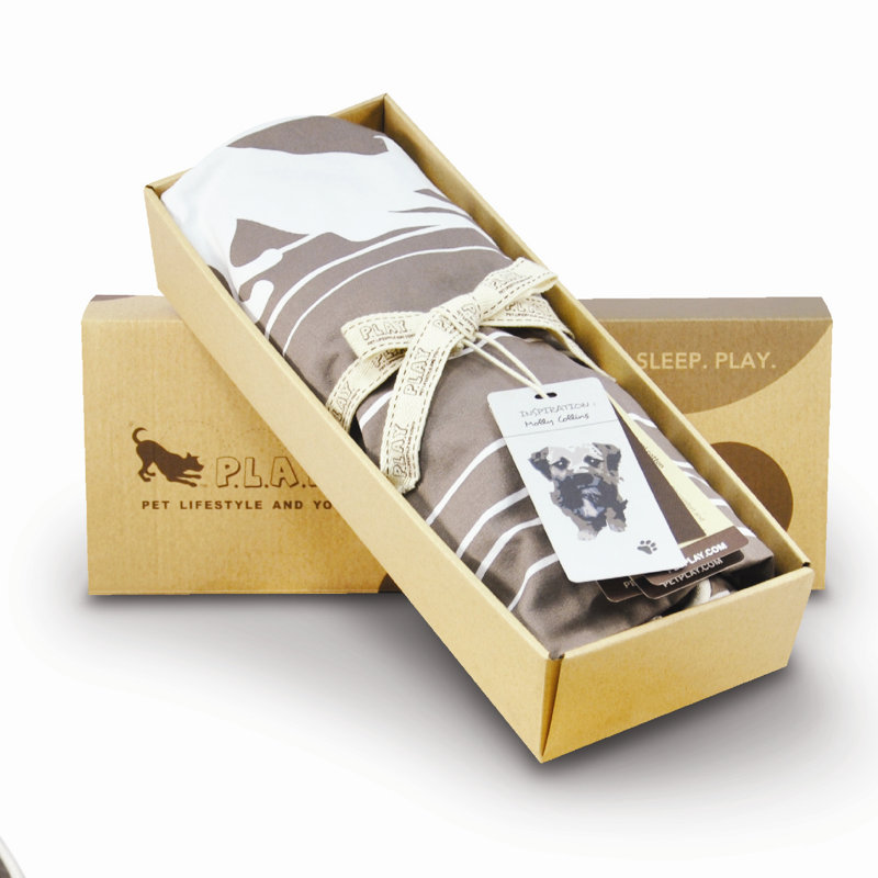 Housse de lit pour chien Dog on Wire, Beige, Petit - 27,5 po