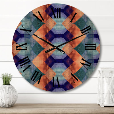 Horloge murale en bois massif Marielena