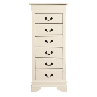 Coffre à lingerie beige G3175 de Glory Furniture - Style traditionnel avec caractéristiques Panneaux de particules en métal sécurisés