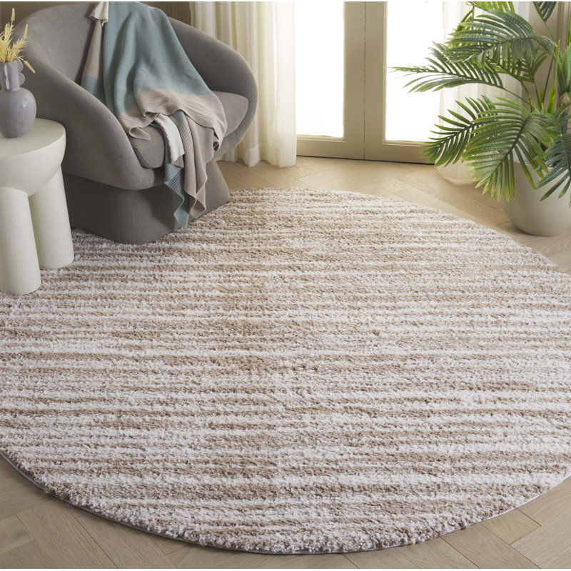 Edwinton Performance Abstract Rug, Round 6'7"