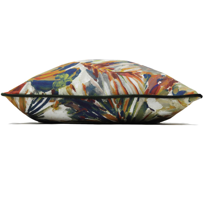 Floral Square Cushion, Spice