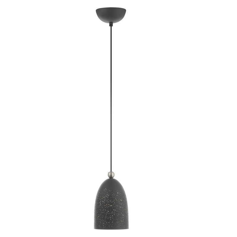 Ashkon 1 - Light Single Pendant, 80"H x 5.5"W x 5.5"D, Scandinavian Gray