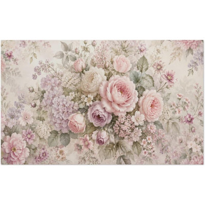 Serviette de plage florale Rose, serviette légère en microfibre à séchage rapide sans sable 30 x 63 po pour piscine, plage, douche, source chaude, yoga, voyage