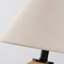 Lampe de table simple de 30 cm (11,8 po), lampe de table moderne en pierre naturelle avec globe