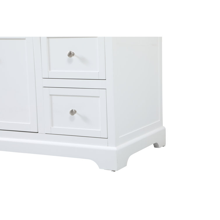 Klarissa 42'' Single Bathroom Vanity with Marble Top