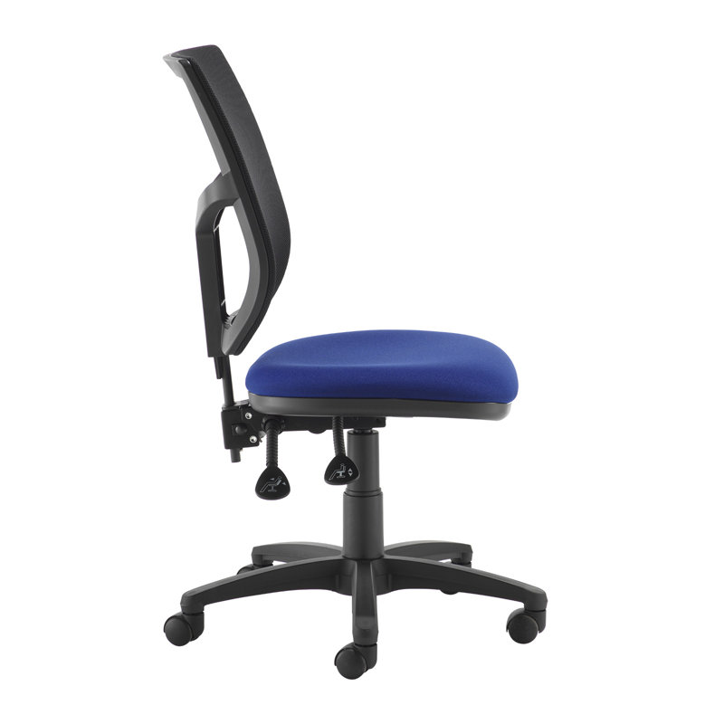 Mesh Back Operators Chair, Blue