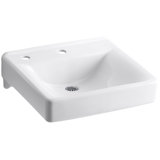 Soho Ceramic 20" Wall Mount Bathroom Sink