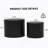 Nesting Coffee Table Set Of 2, Modern Round Coffee Table With Non-Slip Feet, Wood Side Table For Living Room, Bedroom, Office, Balcony, Terrace,Small Space, No Assembling, Matte Black