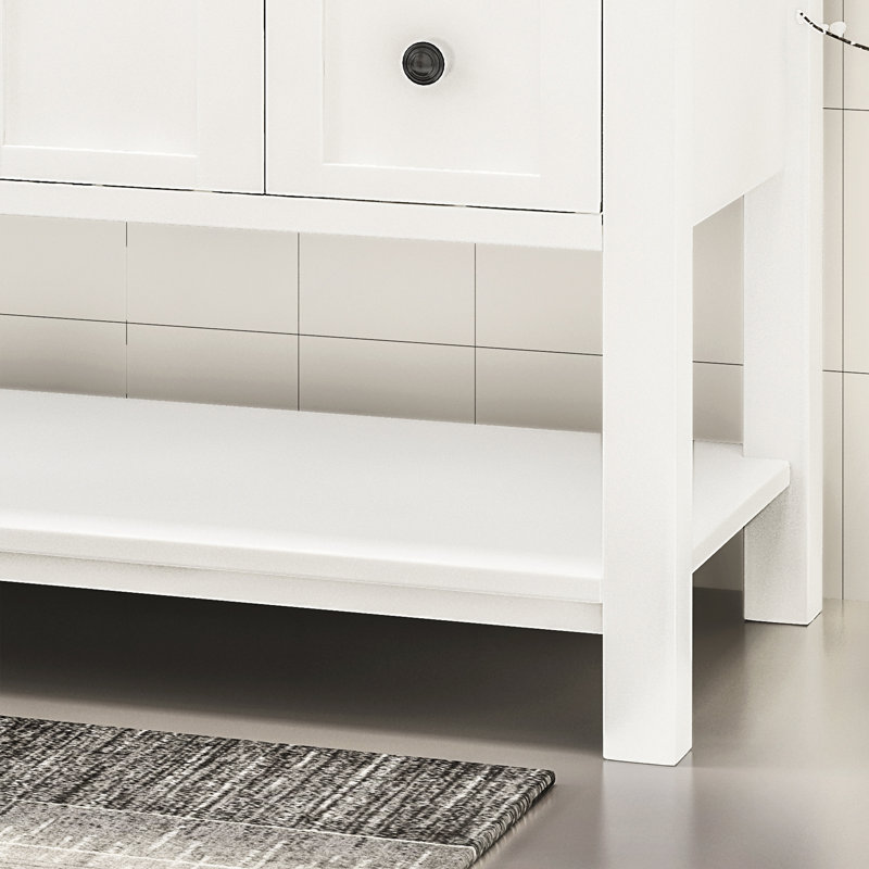 Murphy Bethune 48.25'' Single Bathroom Vanity Base Only, White