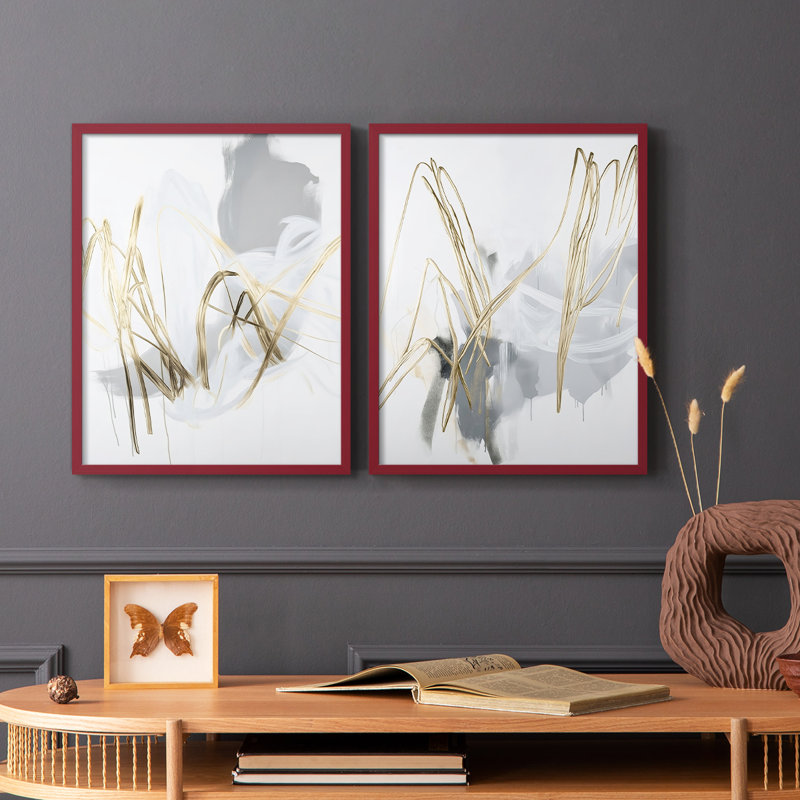 Série ABSTRACT DCCLxxix - reproduction encadrée de qualité supérieure - prête à être accrochée - aucun clou requis - aucun clou requis