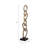 Decorative Object Linked Ring Sculpture for Home Decor - Abstract Metal Figurine Statement Accent Ideal Decoration for Living Room and Console Styling-21484502-27873585