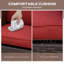 Chaise berçante d'extérieur en métal avec coussins-1531287951