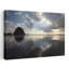 Cloudy Sky Reflecting In Sea Cannon Beach Oregon USA by Dan Merkel - Wrapped Canvas Print-301459983