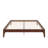 Solid Dry Bamboo Wood Platform Bed-1532626555
