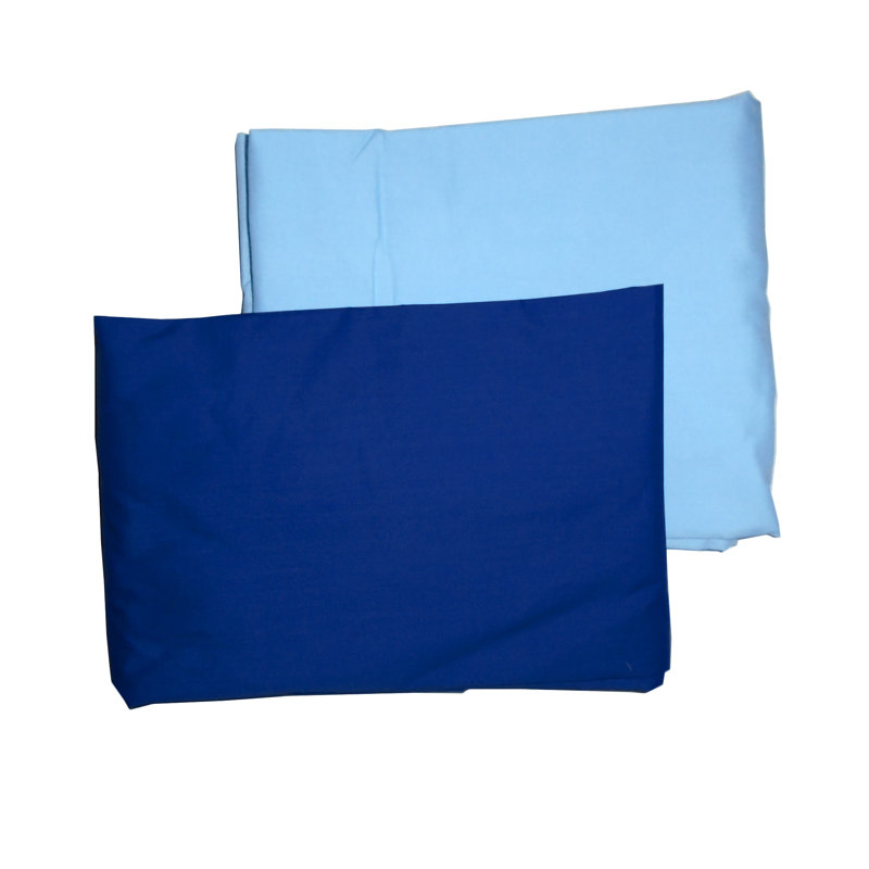 Draps-housses pour lit de bébé Mcinturff, Bleu pâle / Marine